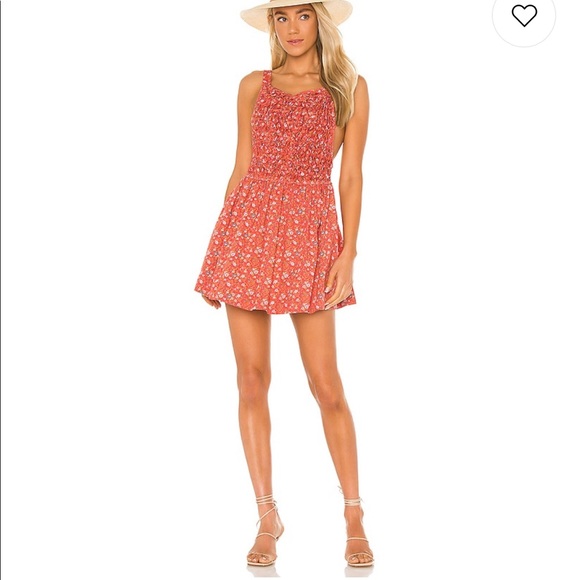 NWT Free People Petunia floral cotton mini dress, size Small & medium - Picture 2 of 12